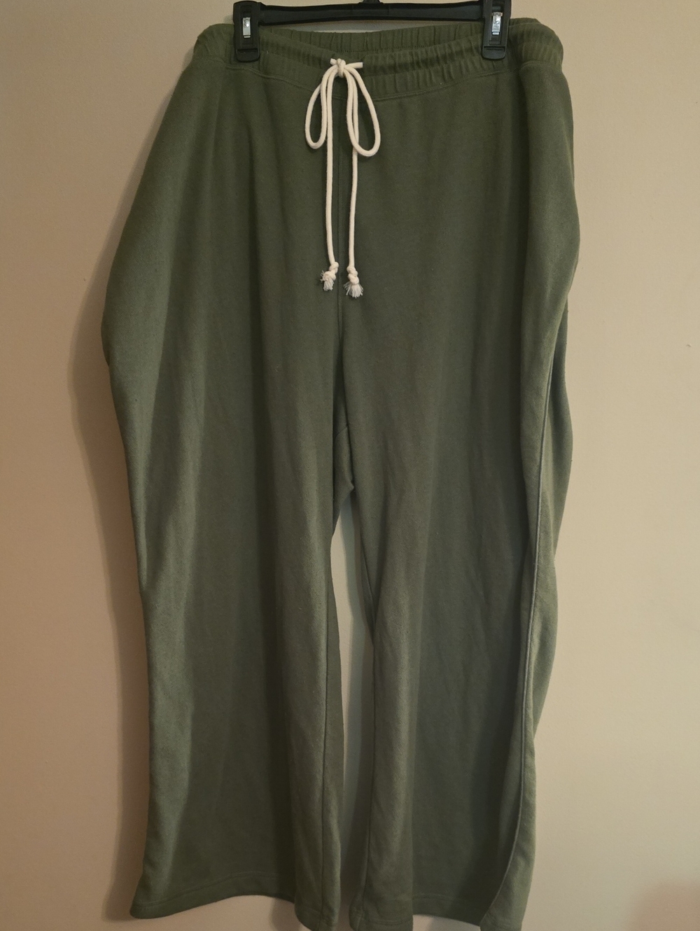New Universal Thread Olive Green Women's 4X Drawstring Terry Sweatpant Joggers